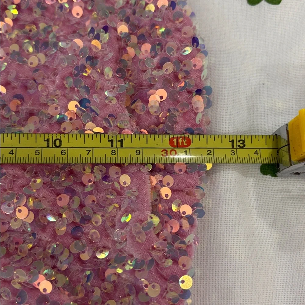 Lucy in the Sky Pink Sequin Mini Dress - Picture 8 of 9